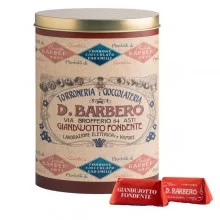 Gianduiotti gusto fondente in scatola di metallo Barbero -prodotto stagionale FUORI CATALOGO