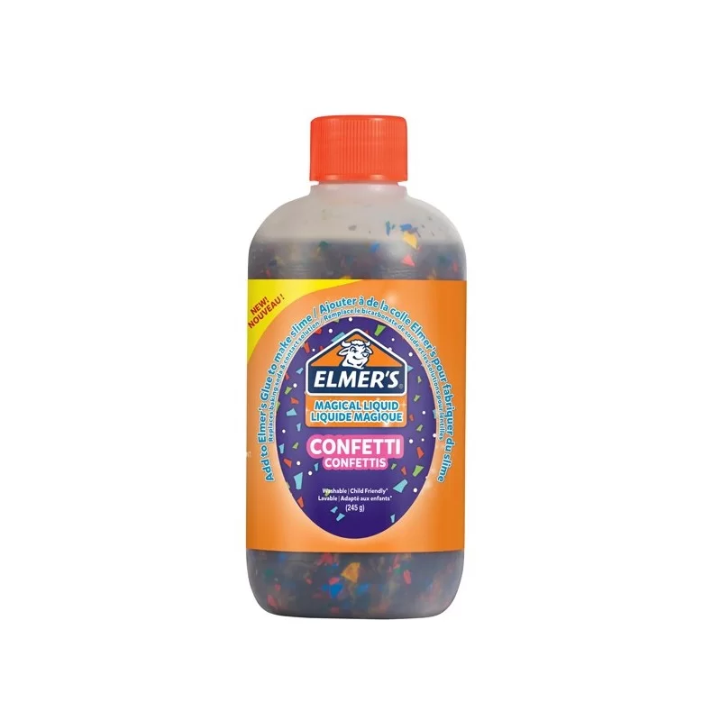 Flacone 259 ml Magical Liquid "CONFETTI" Slime Elmer's Newell