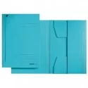 Cartellina 3 lembi azzurro 24,3X34cm Leitz (Conf.25)