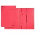 Cartellina 3 lembi rosso 24,3X34cm Leitz (Conf.25)