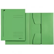 Cartellina 3 lembi verde 24,3X34cm Leitz (Conf.25)