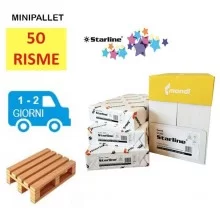 Mini Pallet 50 risme Carta A4 80gr 500Fg Bianca STARLINE (max 1 mini pallet)