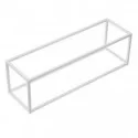 Stand buffet in metallo GN 2/4 53x16,5x16cm bianco Leone