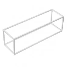 Stand buffet in metallo GN 2/4 53x16,5x16cm bianco Leone
