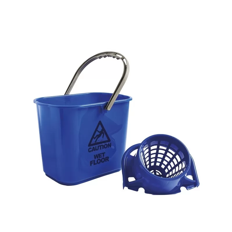 Secchio con strizzatore esterno Polar 15L blu PerfettoFactory