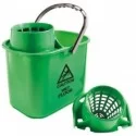 Secchio con strizzatore Polar 15L verde PerfettoFactory
