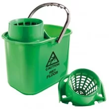 Secchio con strizzatore Polar 15L verde PerfettoFactory