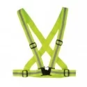 Bretella alta visibilitA' regolabile CROSS BELT giallo fluo Tg. Unica