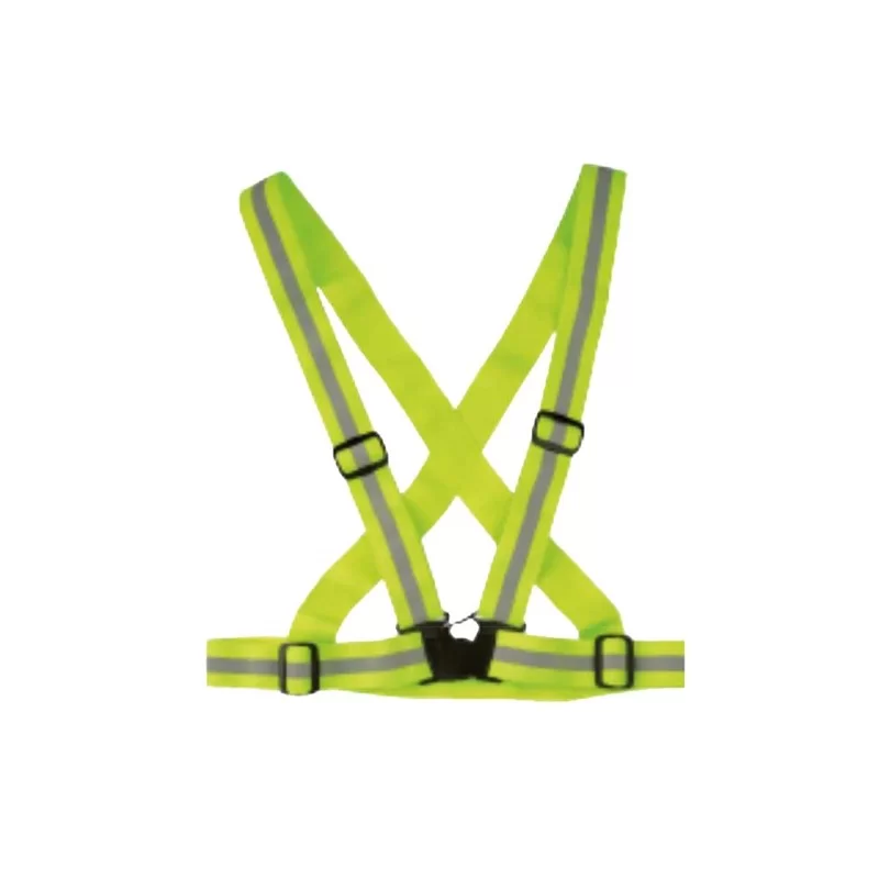 Bretella alta visibilitA' regolabile CROSS BELT giallo fluo Tg. Unica