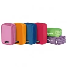 Astuccio 3 zip Colors 13x20x7.5cm colori assortiti Colorosa (Conf.6)