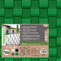 Striscia occultazione privacy 19x205cm verde Verdemax