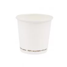 50 Bicchieri in carta 75ml bianco Signor Bio FUORI CATALOGO