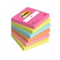 Cf. 6pz blocco 100fg. Post-it® Notes 76x76mm 654-POP Popmistic