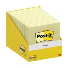 Cf. 10 blocchetti c/film 100fg Post-it® Notes 6820-CY-W10 76x76mm giallo canary