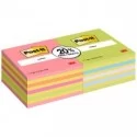 Value pack 2 Cubi di Foglietti Post-it® Standard 76x76mm rosa guava verde lime