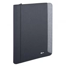 Portablocco Dual tessuto tecnico f.to A4 nero/grigio City Time