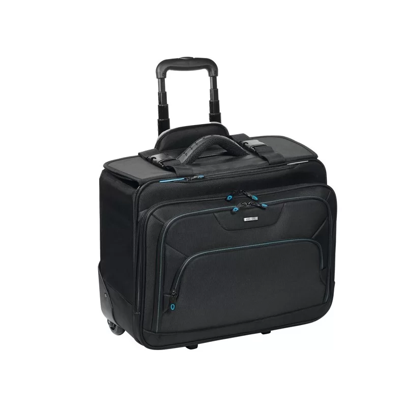 Trolley in tessuto tecnico nero linea Bluetech City Time