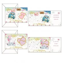 Biglietto Matrimonio 4 soggetti ass. Kartos (Conf.12)