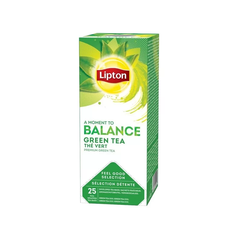 Confezione 25 filtri TE' verde puro Feel Good Selection Lipton