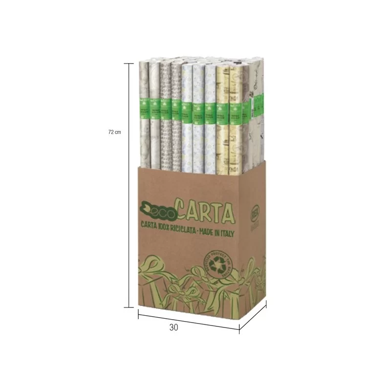 Rotolo ecocarta Fiori di Campo 70X200cm Rex Sadoch (Conf.50)