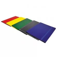 Cartella c/elastico piatto blu dorso variabile Starline (Conf.5)