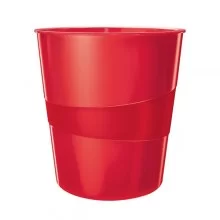 Cestino gettacarte WOW rosso 15LT LEITZ FUORI CATALOGO