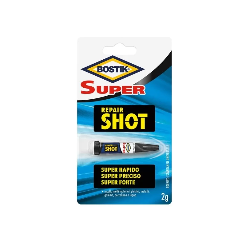 Colla istantanea Super Repair Shot 2g Bostik