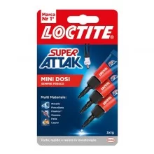 Colla Loctite Super Attak Mini dosi liquido 3x1g