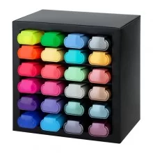 Deskset 24 evidenziatori Textliner 46 in colori assortiti Faber Castell