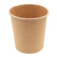 25 Bowl per zuppe monouso 480ml in cartoncino avana Signor Bio FUORI CATALOGO