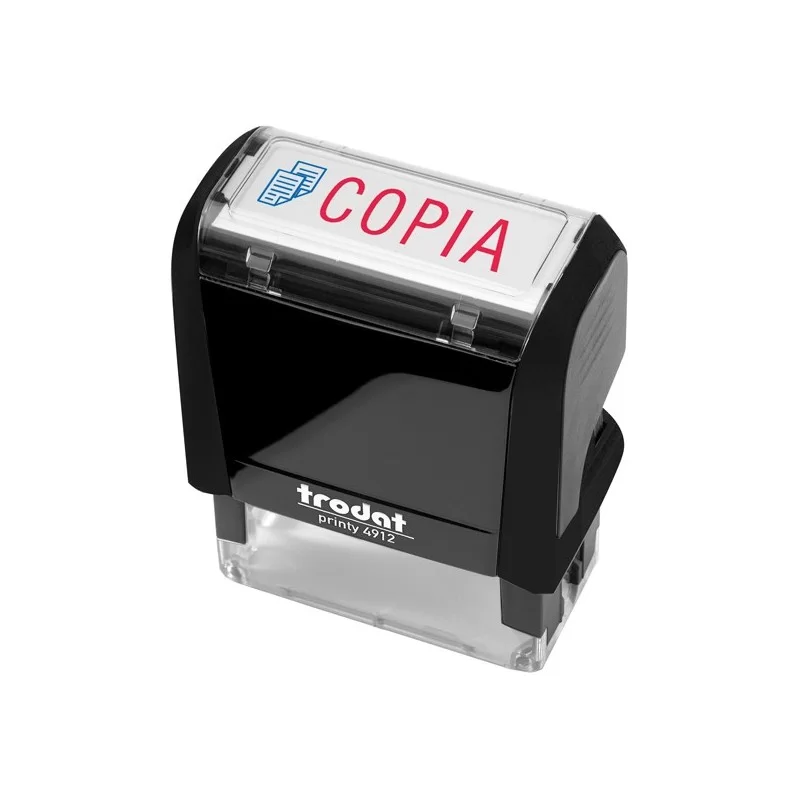 Timbro Printy 4912 Office Eco nero 47x18mm "COPIA" TRODAT