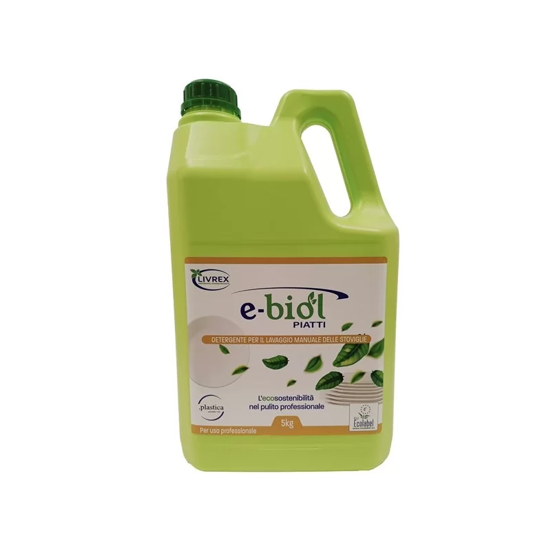 Detersivo piatti Ebiol tanica 5kg Livrex