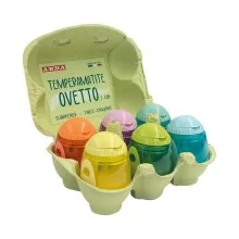 Temperamatite Ovetto 2 fori colori ass. Arda (Conf.6)