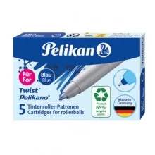 Scatola 5 cartucce sferografica KM5 ECO blue royal Pelikan (Conf.10)