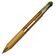 Penna sfera 4 colori 4 Multi 1.0mm Chrome metallic gold OSAMA (Conf.12) FUORI CATALOGO