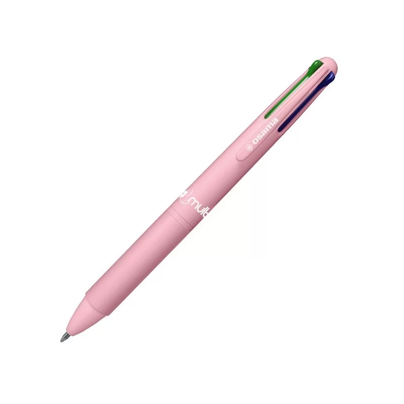 Penna sfera 4 colori 4 Multi 1.0mm Pastel baby pink OSAMA (Conf.12)