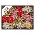 36 stelle nastro ecocarta 20mmxØ9cm fantasie assortite natale Brizzolari