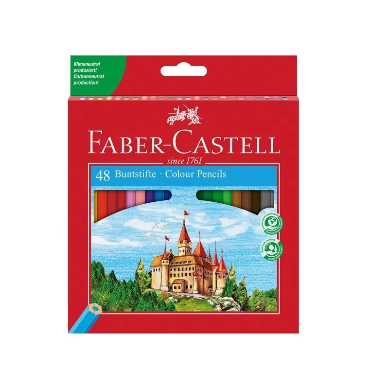 Astuccio 48 matite colorati eco Il Castello Faber Castell
