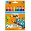 Astuccio 12 matite Evolution Triangle colori assortite BIC