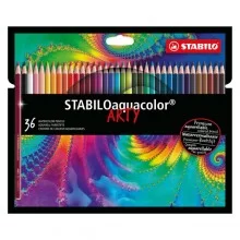 Astuccio 36 pastelli Arty aquacolor Stabilo