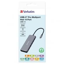 Verbatim USB-C Pro Multiport Hub 14 Port CMH-14