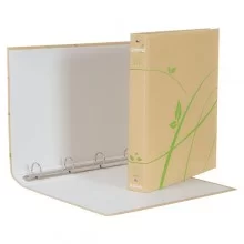 Raccoglitore a 4 anelli Ø30 avana f.to 22 x 30 cm Oxford Green Esselte (Conf.12)