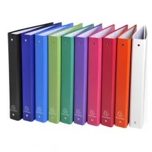 Raccoglitore 4 anelli Ø30 mm in PP col. Ass. 51330E Exacompta (Conf.20)