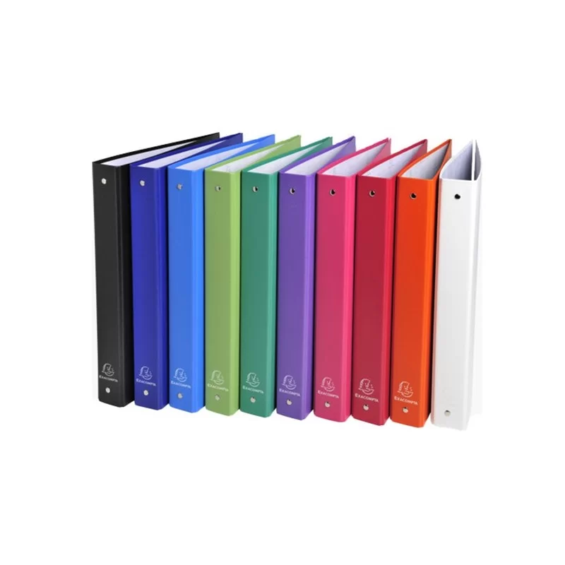 Raccoglitore 4 anelli Ø30 mm in PP col. Ass. 51330E Exacompta (Conf.20)