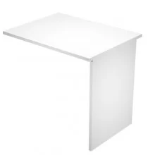 Allungo reversibile dx/sx 80x60cm bianco per scrivanie Easy fianchi pannello