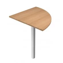 ANGOLARE 90° FAGGIO + GAMBA SUPPORTO GRIGIO ALL. x SCRIVANIE EASY