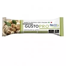 Barretta proteica GustoPro 40gr cioccolato al latte e pistacchio Falco (Conf.24)