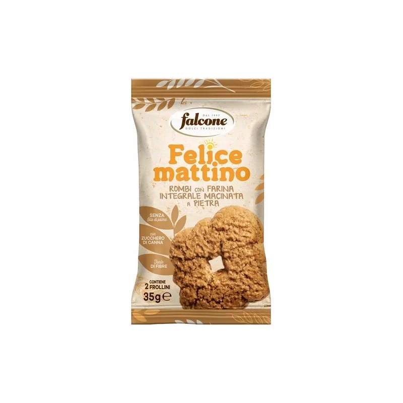 Biscotti rombi con farina integrale 35gr Falcone (Conf.44)
