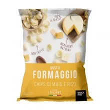 Chips di mais e riso al formaggio 70gr Snack Italy (Conf.10)