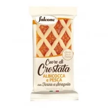 Cuor di crostata albicocca e pesca 60gr Falcone (Conf.44)